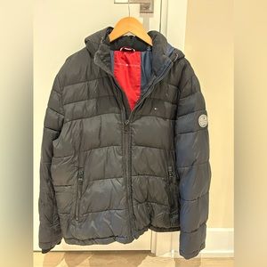 Men’s Tommy Hilfiger black puffer coat